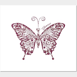 Glamour butterfly Posters and Art